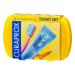 Curaprox Travel-Set Yellow-Completible travel toothbrush CS 5460 + Be you travel toothpaste + 2 interdental brushes CPS Prime 07 and 09-travel tooth care set 9.5 cm x 6 cm