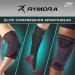 Rymora Leg Compression Sleeve - Calf Support Brace for Varicose Veins & Pain Relief - Purple (Small, 1 Pair) - Buy Online on GoSupps.com