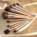 Beakey 12-Piece Professional Makeup Brush Set | Ros Gold Face & Eye Brushes for Powder Cream Foundation & Eyeshadow - Buy Online on GoSupps.com