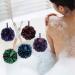 Premium Luffa Back Scrubber with Bamboo Charcoal | Exfoliating Loofah for Men & Women | 2 Long Handle Bath Sponges for Ultimate Shower Experience - Buy Online on GoSupps.com