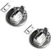 MXEOL Marine Slam Latch Boat Flush Pull Latch - 2 Pack, Stainless Steel Silver - Buy Online on GoSupps.com