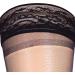 Truform Sheer Compression Stockings for Women - 8-15 mmHg Thigh High Black Medium (Pack of 2) - International Shipping Available - Buy Online on GoSupps.com