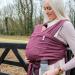 Close Caboo Organic Cotton Baby Carrier in Burgundy | Sustainable & Soft Infant and Toddler Carrier - One Size - Buy Online on GoSupps.com