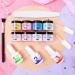 CURKEY Nail Dip Powder Kit - 8 Vibrant Colors Starter Set for DIY French Nail Art at Home - Buy Online on GoSupps.com