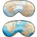 Kikkerland Maps Ultra Soft Sleep Mask - Assorted | Comfortable Eye Mask - Buy Online on GoSupps.com