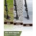 Premium Alpine Nordic Walking Sticks Rubber Buffers - 10 Universal Accessories for Trekking & Hiking Sticks - Buy Online on GoSupps.com