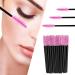 Profico 50 Disposable Eyelash Brushes Set | Black & Pink Mascara Applicators for Eyelash Extensions - Buy Online on GoSupps.com