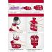 HomeTop Premium Classic Rubber Hot/Cold Water Bottle w/ Cute Stuffed Animal Cover - 2L Red | 67.63 Fl Oz - Buy Online on GoSupps.com