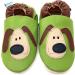 MiniFeet Premium Soft Leather Baby Shoes: Buy 4 Pairs, Get 1 Free! - Toddler Shoes 0-6 Months to 4-5 Years Green Dog - Buy Online on GoSupps.com