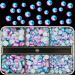 Blue Purple Gradient Half Round Pearls - Multi-Sized Flatback Beads for Crafts & Nail Art - Buy Online on GoSupps.com