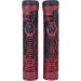 Fuzion Pro Scooters Hex Grips BMX Bike Grips - Black & Red Swirl - Buy Online on GoSupps.com