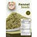 Fennel seeds | 100gm | Premium quality | 100% Fine Quality Ingredient I Herbs & Spices | Authentic | Gluten free | Resealable Zip Lock Pouch |Fennel Seeds for Cooking Smoothies & Lattes