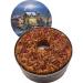 Jane Parker Fruitcake Classic Light Fruit Cake 3 Pound (48 Ounce) Ring in a Collectible Holiday Tin