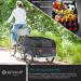 Kesser High-Drawn Bicycle Cargo Trailer | Durable Transport Trailer with Cover & Folding Function - Ideal for All Your Shipping Needs - Buy Online on GoSupps.com