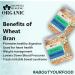 Blessfull Healing Organice Wheat BRAN for Breakfast 1 lb (453 Gram) - Buy Online on GoSupps.com