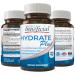 Hydrate Plus - All Natural Electrolyte Capsules w/Himalayan Salt for Ketogenic-Low Carb Diet- Energy ReHydrate & Recover Vegan - 180 Capsules