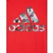 adidas Boys X-Large Short Sleeve Cotton Jersey Logo T-Shirt - Vivid Red - Buy Online on GoSupps.com
