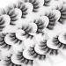 Cat Eye Faux Mink Fluffy 3D Volume Wispy Eyelashes - 7 Pair Pack by Lanflower - Buy Online on GoSupps.com