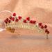 Lurrose Bridal Head Jewelry - Rose Design Wedding Hair Crown Rhinestone Tiara & Headdress for Girls - Pack of 1 - Buy Online on GoSupps.com