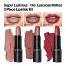 Revlon Super Lustrous Lipstick Set: 3 Piece Gift Set with High Impact Matte Finish in Nude Plum & Red - Buy Online on GoSupps.com