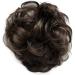CAISHA Messy Scrunchie Bun Voluminous Wavy Hairpiece | Heat-Resistant Synthetic Fibres | Brown Mix #32AH12 - Buy Online on GoSupps.com