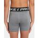 Nike Pro Big Kids' Girls' 3 Shorts - Carbon Heather/White | Size Large - Buy Online on GoSupps.com