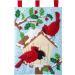 Bucilla Cardinal Birdhouse Set of 4 Felt Applique Door Hangers Kit - DIY Needlepoint Arts and Crafts (89514E) - Buy Online on GoSupps.com