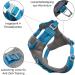 Kurgo Journey Air Dog Harness XL - Padded Chest & Back Handle for Dogs 34-47 kg - Red/Gray - International Shipping - Buy Online on GoSupps.com