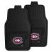 FANMATS 10407 Montreal Canadiens 2-Piece Heavy Duty Vinyl Car Mat Set, Front Row Floor Mats, All Weather Protection, Universal Fit, Deep Resevoir Design Front Team Color