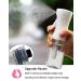 NIACONN 6.8oz Fine Mist Spray Bottle for Hair, Plants, Cleaning, Skin Care - Clear - Buy Online on GoSupps.com