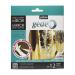 PEBEO Gdo Mirror Effect 24k Gold Leaves Adhesive Sheet Sheet-12 x 5  Inches, Art and Craft Supplies, for Painting, Home, Decorations
