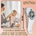 Harry Potter Hair Brush for Girls - Detangling Styling Beauty Accessory for All Hair Types - Handbag Size Official Product (Silver) - Buy Online on GoSupps.com