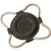 Sniffing Friends Dog Toy - Bella Leather Frisbee with Rope for Dogs - Ideal Throwing Toy for Playtime - Buy Online on GoSupps.com