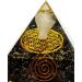 Large Orgonite Pyramid | Shungite Crystal Pyramid | Flower of Life Angel Orgone | Positive Energy Healing Pyramids - Buy Online on GoSupps.com