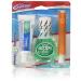 Handy Solutions Oral Care 3-Piece Travel Size Set w/Mouthwash Toothpaste & Folding Toothbrush (Pack of 6) TSA Approved 3-piece Set