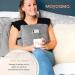 MOYOAMA Post Mastectomy Pillow - Breast Cancer Surgery Recovery and Augmentation Support - Lightweight with 4 Pockets - Grey Plush Breast Cancer Gifts - Buy Online on GoSupps.com