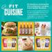 Fit Cuisine Low Calorie Sauce - Low-Cal Sauce to Support Weight Management Low Carb Diet Keto Friendly Vegan For Dipping Dressing Cooking Marinading - 425ml (Caesar Dressing) - Buy Online on GoSupps.com