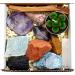 DANCING BEAR Leo Zodiac Healing Crystals Gift Set - 14 Pc with 18K Gold-Plated Constellation Necklace, Meteorite, Succulent Candle, Palo Santo Smudge Stick & Info Guide | Made in USA - Buy Online on GoSupps.com