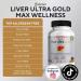 Liver Ultra Gold Extra Strength Supplement 60 Veggie Capsules Natural Liver Support with Milk Thistle Beetroot Artichoke 30 Day Supply (1) - Buy Online on GoSupps.com