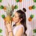 Invisibobble Slim Hair Tie - Fruit Fiesta | 3x Thin Gold Hair Ties for Girls & Women | Pineapple Gold Design from Munich - Buy Online on GoSupps.com