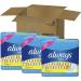 Always Maxi Feminine Pads Size 1 Regular Absorbency Multipack with Wings 135 Count - Unscented - 3 Packs - Buy Online on GoSupps.com