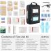 Vanyee Handy First Aid Kit with Labelled Compartments - Molle System for Emergency Medical Needs at Home, College, Car, Outdoor Sports & Travel - Black - Buy Online on GoSupps.com