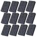 Dish Sponge 12Pcs Non-Scratch Scrub Sponge Absorbent Kitchen Sponges Quick Foaming Dish Scrubber Pads for Effortless Cleaning Dishes Pots Pans Black