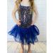 Zaclotre Little Girls Sequin Leotard | Sparkly Navy Ballet Tutu Dress for Kids 8-9 Years - Buy Online on GoSupps.com