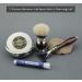 5Pc Men's Grooming & Shaving Kit - 3 Edge Razor Silver Tip Badger Hair Brush Bowl Soap & Alum - Perfect Gift Set for Men - Buy Online on GoSupps.com