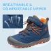Buy Mishansha Non-Slip Lightweight Children's Hiking Shoes | Trekking Boots for Boys & Girls | Sizes 24-38 EU - Blue - Buy Online on GoSupps.com