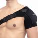 Copper Compression Shoulder Brace - Support for Rotator Cuff, AC Joint Pain Relief, Injuries - Adjustable Fit for Men & Women - 1 Pack - Buy Online on GoSupps.com