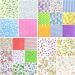 120 Pcs 4'' x 4'' Cotton Craft Fabric Bundle Squares - DIY Sewing Quarters Bundle - Buy Online on GoSupps.com