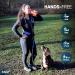 Fabpet Hands Free Dog Lead for Running and Walking - Dual D-ring Design, Adjustable Waist Belt, Blue Waist Pouch and Handles - Up to 60kg - Buy Online on GoSupps.com