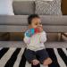 Buy Baby Einstein 12486 Chilly Mitt Teething Glove with 2 Cooling Rings - BPA-Free Multi-Coloured Textured Relief for Infants | International Shipping Available - Buy Online on GoSupps.com